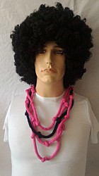 Kette - Pink / Schwarz mit Knoten