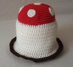 Toilettenpapierrollen Überzieher - Fliegenpilz - Rot / Weiß / Schwarz mit Punkte